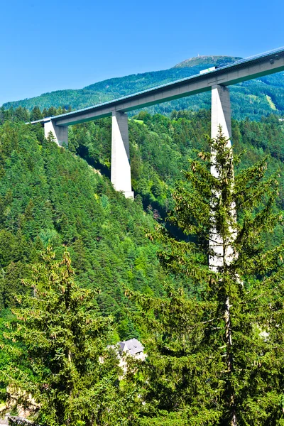 Europe Bridge at Brenner Highway — Stock Photo, Image