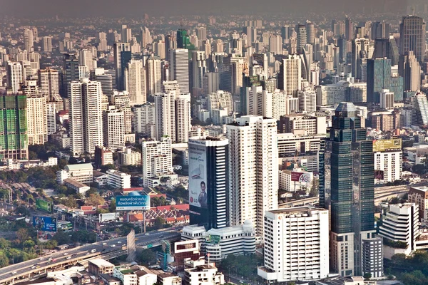 Blick über Bangkoks Skyline — Stockfoto