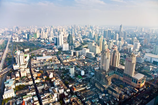 View across Bangkok skyline — Stock Photo, Image
