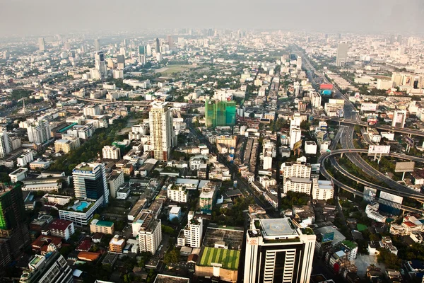 Vista a través del horizonte de Bangkok — Foto de Stock