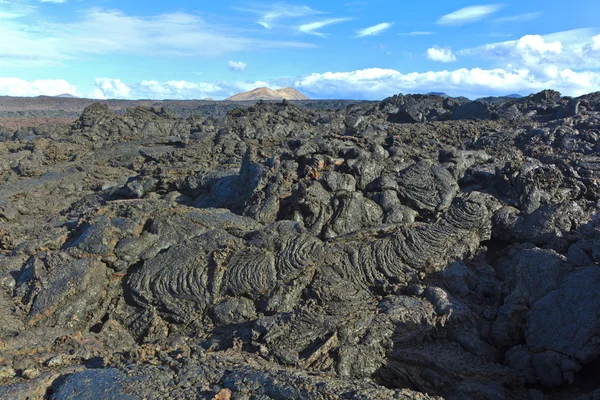 Güzel bir yapı taşları volkanik akışı ver — Stok fotoğraf