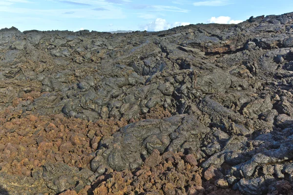 Pedras de fluxo vulcânico dão uma bela estrutura — Fotografia de Stock
