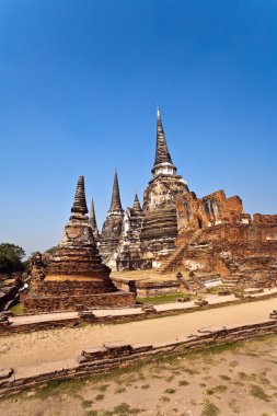 ünlü tapınak alanı wat phra si sanphet