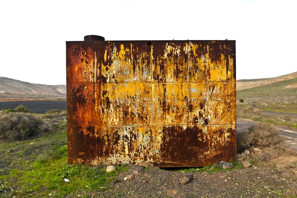 Rusty grunge metal fundo — Fotografia de Stock