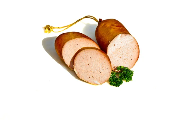 Печёночная колбаса — стоковое фото