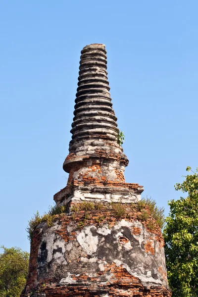 Ünlü tapınak alanı wat phra sı sanphet, Kraliyet Sarayı'ajutthay — Stok fotoğraf