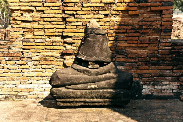 Berühmtes Tempelgebiet wat phra si sanphet — Stockfoto