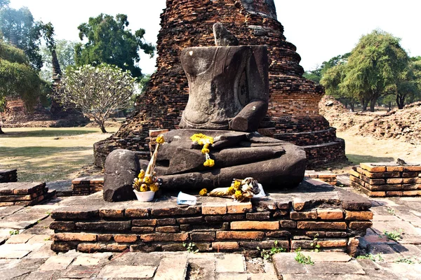 Знаменитий храм області Wat Phra Si Sanphet — стокове фото
