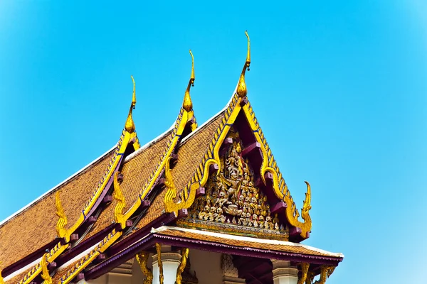 Techo del monasterio Wat Na Phramane en Ajutthaya — Foto de Stock
