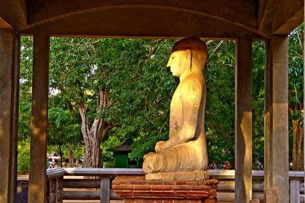 Samadhi Indie statua, medytacji Indie — Zdjęcie stockowe