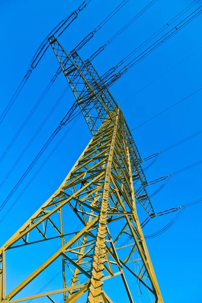 High voltage tower on a background with sky — Stock Photo, Image