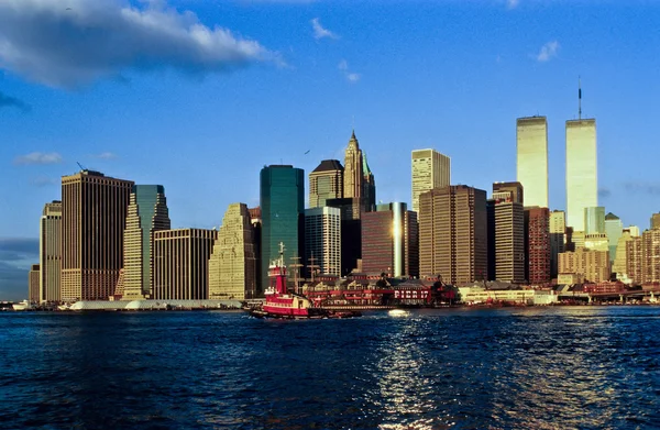 Tvillingtornen i new york — Stockfoto