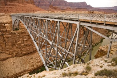 Mermer Kanyon, colorado kapsayan eski bir navajo köprü