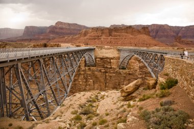 Mermer Kanyon, colorado kapsayan eski bir navajo köprü