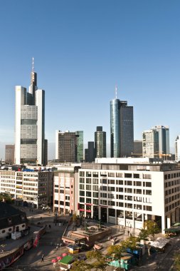 skyline frankfurt hauptwache ile görüntüleme