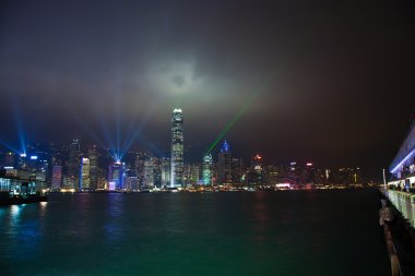 Hong kong ünlü lazer harber show gördün mü kowloon