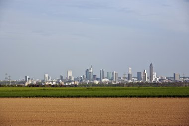 frankfurt manzarası için dönüm üzerinde göster