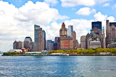 Manhattan Skyline ile New York City Panoraması