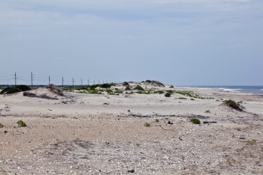 plajda tepeleri Rüzgar formları yapıları