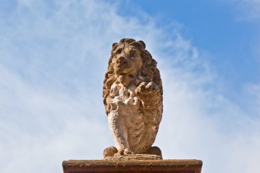 Lion made of Sandstone in Eltville