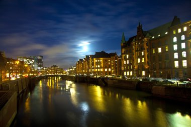 Speicherstadt Hamburg geceleri