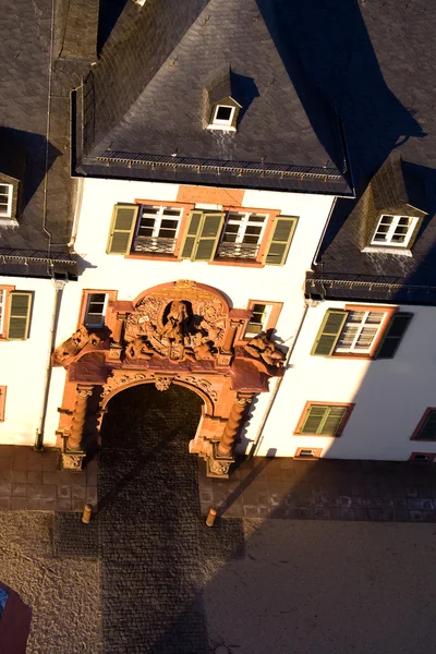 Binnenplaats van het kasteel in bad homburg, oorspronkelijke locatie voor th — Stockfoto