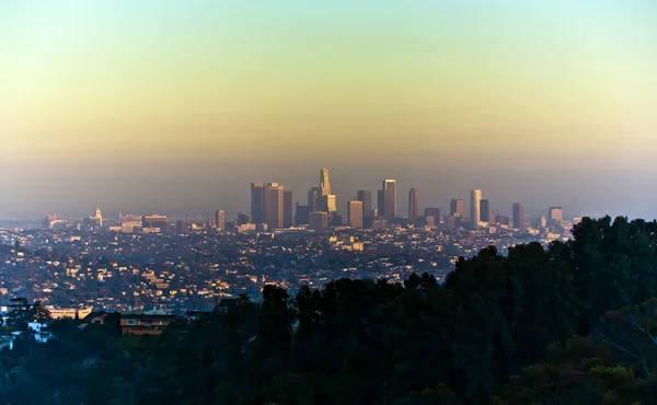 Západ slunce v Los Angeles — Stock fotografie