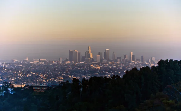 Solnedgång i Los Angeles — Stockfoto