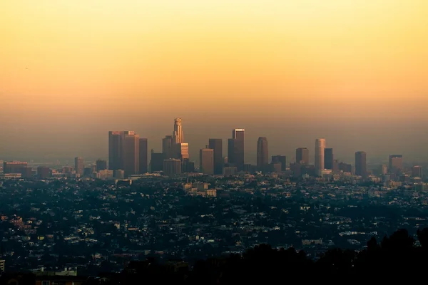 Ηλιοβασίλεμα στο Λος Άντζελες — Φωτογραφία Αρχείου