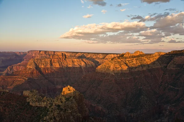 Barevný západ slunce na grand canyon — Stock fotografie