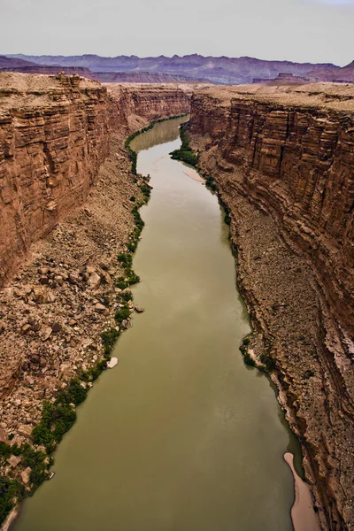 Mable Canyon, Colorado, visto da velha Ponte Navajo — Fotografia de Stock