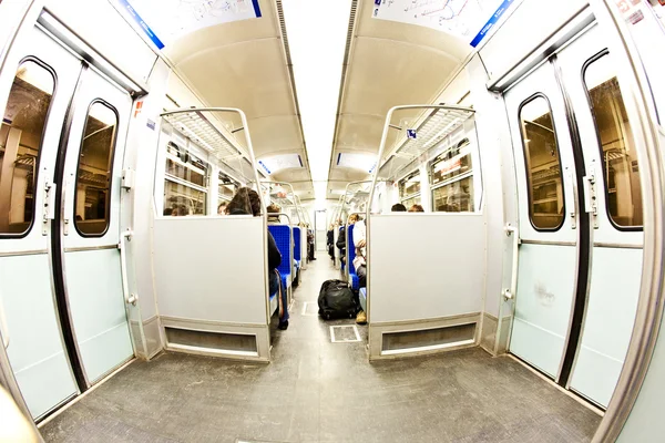Train compartment — Stock Photo, Image