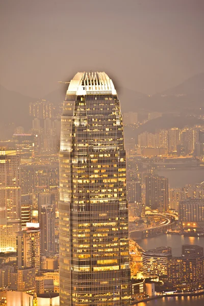 Hong Kong вид з піку Вікторія — стокове фото
