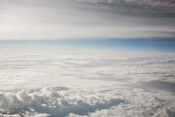 Himmel mit Wolken von oben — Stockfoto