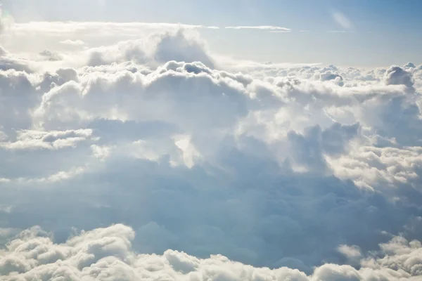 Niebo z chmur z góry — Zdjęcie stockowe