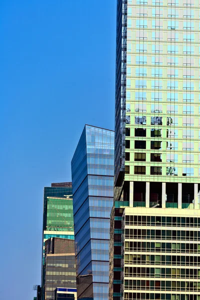 Fachada de arranha-céus em Nova York — Fotografia de Stock