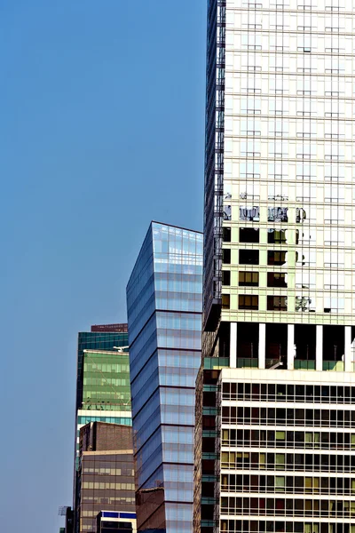 Fachada de arranha-céus em Nova York — Fotografia de Stock