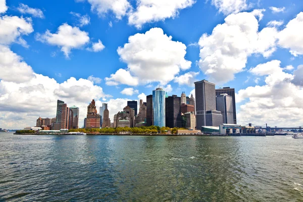 Panorama Nowego Jorku z panoramą Manhattanu — Zdjęcie stockowe