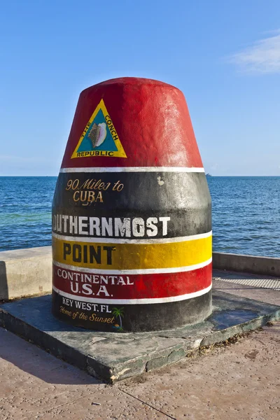 Marqueur de point le plus au sud, Key West, États-Unis — Photo