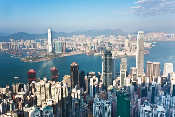 Hong Kong vista desde el pico Victoria —  Fotos de Stock