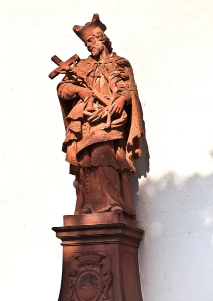 Posąg Świętego Jana z piaskownika — Zdjęcie stockowe