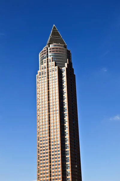 Messeturm - spravedlivé tower ve Frankfurtu — Stock fotografie