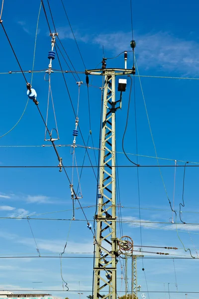 stock image Catenary with blue sky