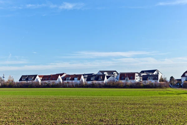 Wohngebiet mit Hektar — Stockfoto