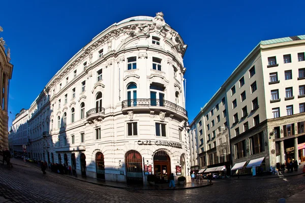 Slavný coffeehaus café griensteidl ve Vídni — Stock fotografie