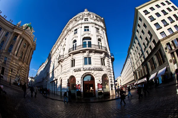 Famosa cafetería de café Griensteidl en Viena — Foto de Stock