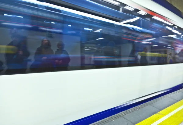 Metro em Madrid — Fotografia de Stock