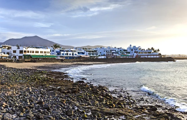 Promenada sceniczny Playa blanca — Zdjęcie stockowe