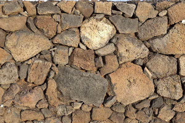 Типова стіна зроблена безшовно з вулканічного каменю — стокове фото