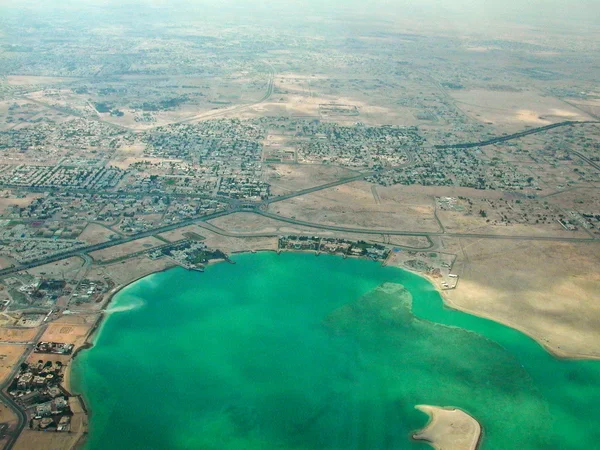 Katar havadan görünümü — Stok fotoğraf